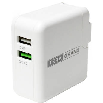 Tera Grand 30W Dual USB Type-A Charger with Quick Charge 3.0