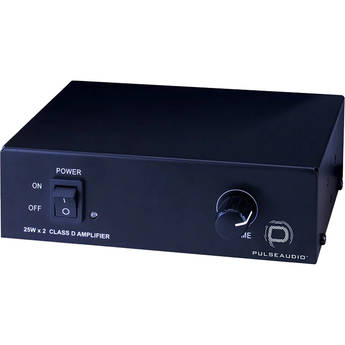 Vanco PulseAudio PA2X25 50W 2-Channel Amplifier