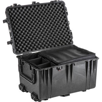 Pelican 1660 Protector Case with Dividers (Black)