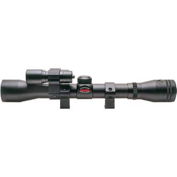 BSA Optics Gamo 4x32 Air Gun Riflescope with Rings (30/30 Reticle)