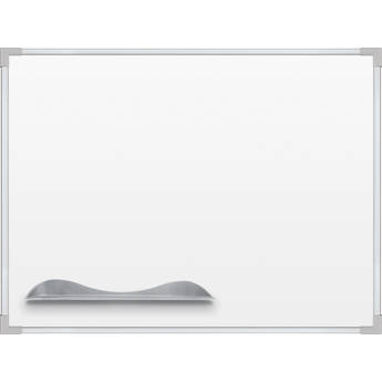 Best Rite Porcelain Steel Whiteboard with Ultra Trim (4 x 6', Silver)