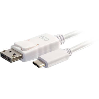 C2G USB Type-C to DisplayPort Adapter Cable (White, 6')