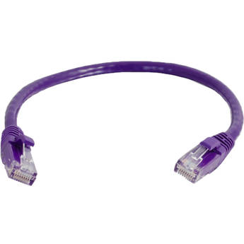 C2G Cat 6a Snagless Unshielded Ethernet Patch Cable (6', Purple)
