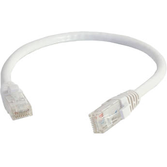 C2G Cat 6a Snagless Unshielded Ethernet Patch Cable (1', White)