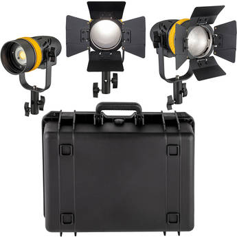 Genaray Torpedo Bi-Color LED 3-Light Kit with Case