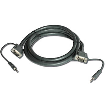 Kramer VGA Male with 3.5mm Stereo Audio Cable (75')