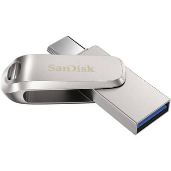 SanDisk 256GB Ultra Dual Drive Luxe USB 3.2 Gen 1 Flash Drive (USB-C / USB-A)