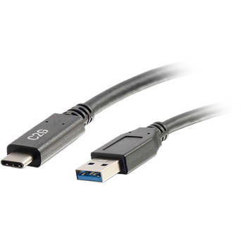 C2G USB 3.0/3.1 Gen 1 Type-C Male to Type-A Male Cable (6', 3A)