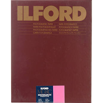 Ilford Multigrade Warmtone Resin Coated Paper (12 x 16", Glossy Finish, 50 Sheets)