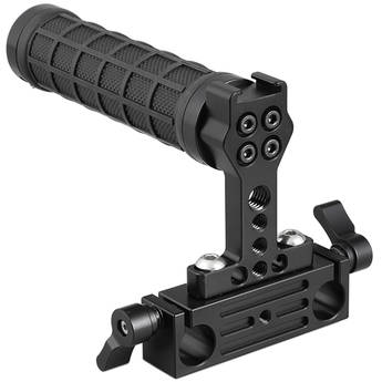 CAMVATE Rubber Top Handle with 15mm LWS Rod Clamp