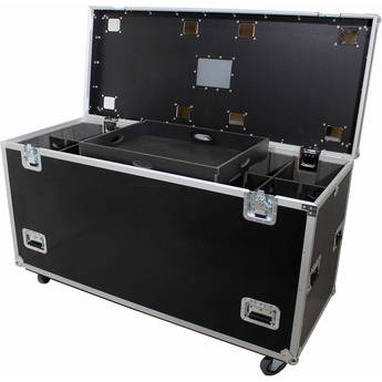ProX TruckPaX Heavy-Duty Truck Pack Utility Flight Case with Divider & Tray (Black)