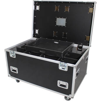 ProX TruckPaX Heavy-Duty Truck Pack Utility Flight Case with Divider & Tray (Black)