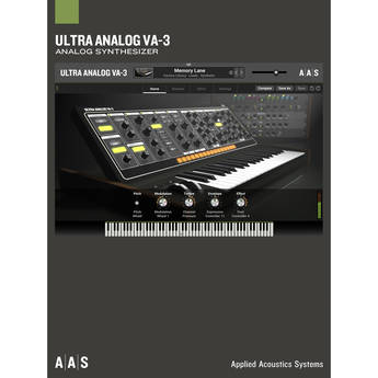 Applied Acoustics Systems Ultra Analog VA-3 Virtual Instrument Software (Download)