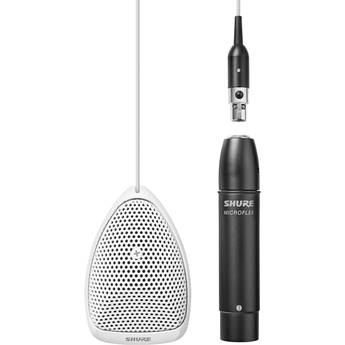 Shure MX391 Microflex Supercardioid Boundary Microphone (White)
