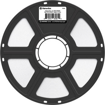 MakerBot 1.75mm PLA True Color Series Filament (2.2 lb, True White)