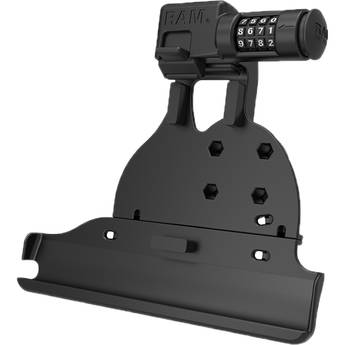 RAM Mounts EZ-Roll'r Combo Locking Holder for iPad 6th Gen, Air 2, and More (Poly Bag Packaging)