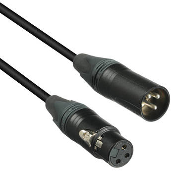 Kopul Premium Performance 3000 Series Neutrik XLR Male to XLR Female Microphone Cable (30', Black)