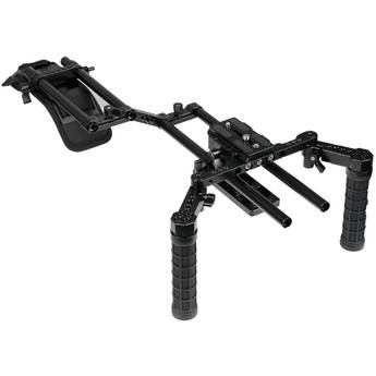 CAMVATE Shoulder Mount Rig with Quick Release Plate, Shoulder Pad & Handgrips