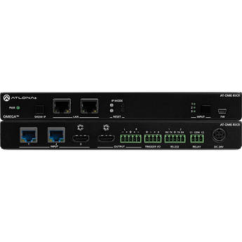 Atlona 3×1 AV Switcher and Receiver with Scaler and Dual HDBaseT Plus HDMI Inputs