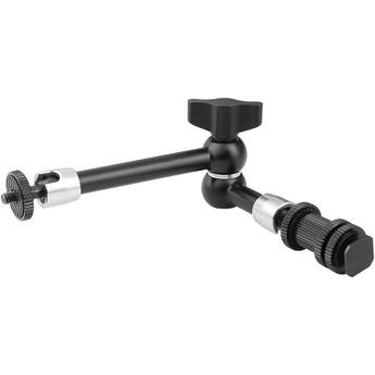CAMVATE Articulating Arm with Shoe Adapter (9", Black Locking Knob)