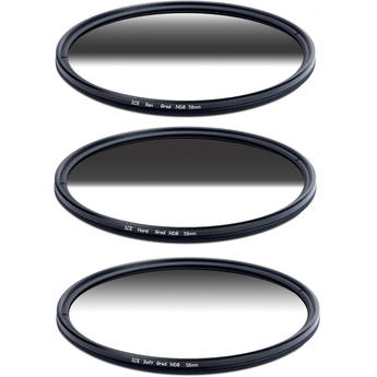 Ice Soft-Edge Graduated, Hard-Edge Graduated, and Reverse-Graduated Neutral Density Filter Kits (58mm)