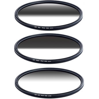Ice Soft-Edge Graduated, Hard-Edge Graduated, and Reverse-Graduated Neutral Density Filter Kits (62mm)