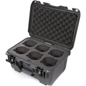 Nanuk 918 Hard Case with Foam Insert for Six Lenses (Graphite, 21L)