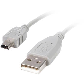 StarTech USB 2.0 Type-A to Mini Type-B Cable (White, 6')