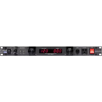ART PS4x4 PRO USB Dual LED Metered Rackmount Power Station