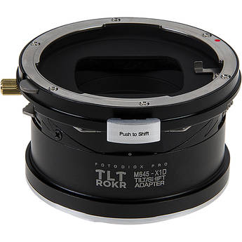 FotodioX Pro TLT ROKR Tilt/Shift Lens Mount Adapter for Mamiya 645 Lens to Hasselblad X-Mount Camera Body