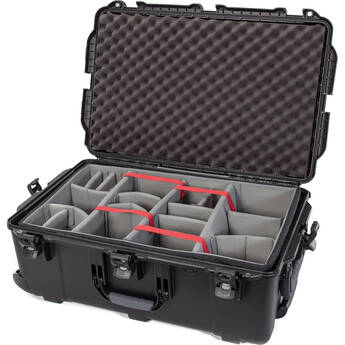 Nanuk 963 Wheeled Hard Case with Padded Divider Insert (Black, 90.6L)