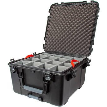 Nanuk 970 Wheeled Hard Case with Padded Divider Insert (Black, 134L)