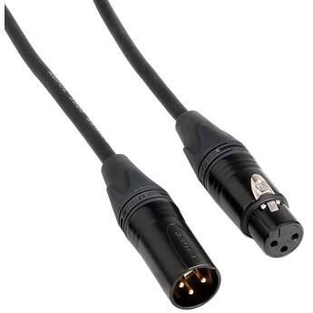 Kopul Premier Quad Pro 5000 Series Neutrik XLR M to XLR F Microphone Cable (6', Black)