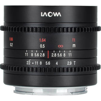Venus Optics Laowa 9mm T2.9 Zero-D Cine Lens (FUJIFILM X, Feet)