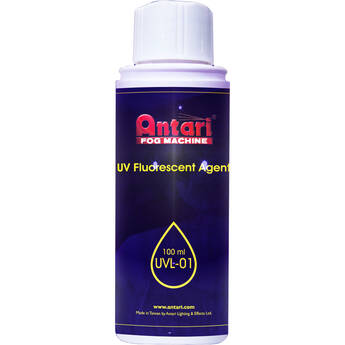 Antari UVL-01 Blue UV Fluorescent Agent for Snow and Bubble Machines (100mL)