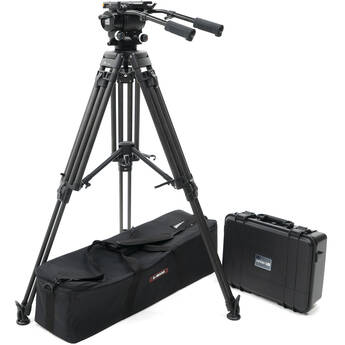 E-Image 3-Stage Carbon Fiber Tripod System with MH22 Fluid Head and 100mm Leveling Ball (Payload 48.5 lb)