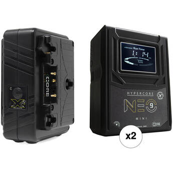 Core SWX Hypercore NEO 9 Mini 98Wh 2-Battery Kit with Dual Charger (Gold Mount)