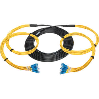 Camplex 12-Channel ST Single Mode Fiber Optic Tactical Snake (100')