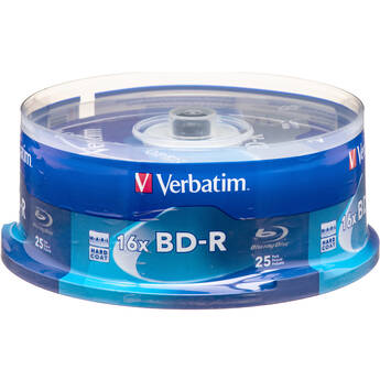 Verbatim BD-R Blu-Ray 25GB 16x (25 Pack Spindle)