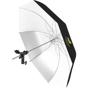 Impact Twin Shoe Umbrella Bracket with Convertible White Umbrella (32")