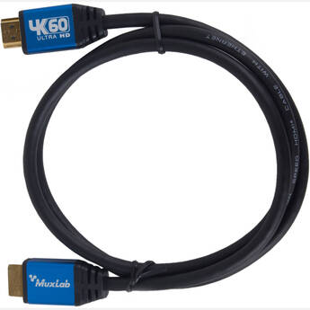 MuxLab Premium High-Speed HDMI Cables with Ethernet (6.6', 2-Pack)