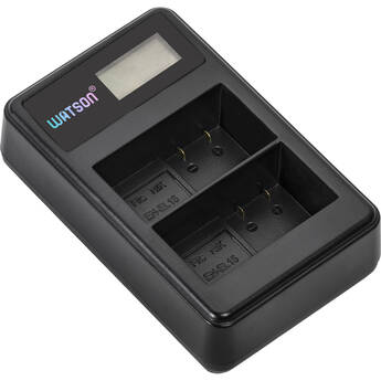Watson Mini Duo Charger for Nikon EN-EL15, EN-EL15b, and EN-EL15c Batteries