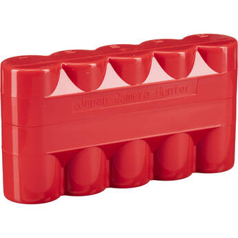 Japan Camera Hunter 120 Film Hard Case (Red, Holds 5 Rolls)
