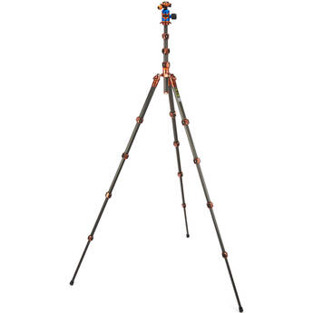 3 Legged Thing Legends Bucky Carbon Fiber Tripod with AirHed VU Ball Head Set (Bronze/Blue)