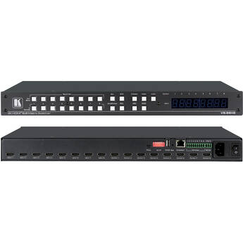 Kramer 8x8 4K HDR HDCP 2.2 Matrix Switcher with Digital Audio Routing