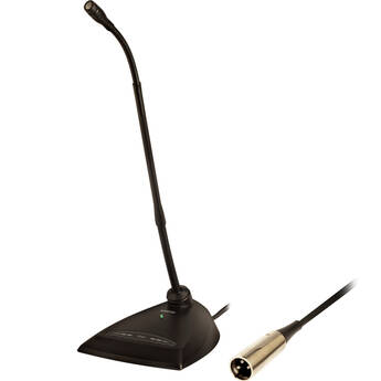 Shure MX412D/C Desktop-Mounted 12" Cardioid Gooseneck Microphone