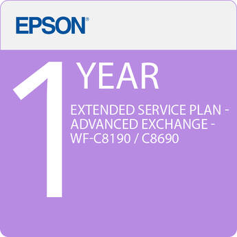 Epson 1-Year Extended Service Plan for WF-C8190 / WF-C8690 / ST-C8000 (Premium)