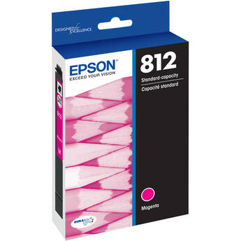 Epson T812 Magenta Standard Capacity Ink Cartridge with Sensormatic