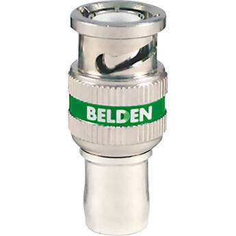 Belden 12 GHz UHD BNC Compression Connector for 1694A RG6 Coax Cable (50-Pack)