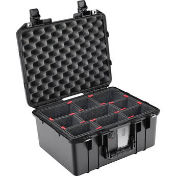 Pelican 1507AirTP Hard Carry Case with TrekPak Divider Insert (Black)